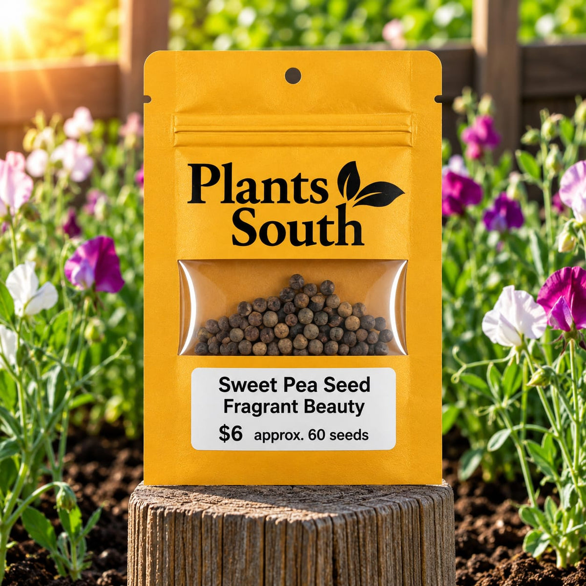 Sweet Pea Seed - Fragrant Beauty - Approx. 60 Seeds