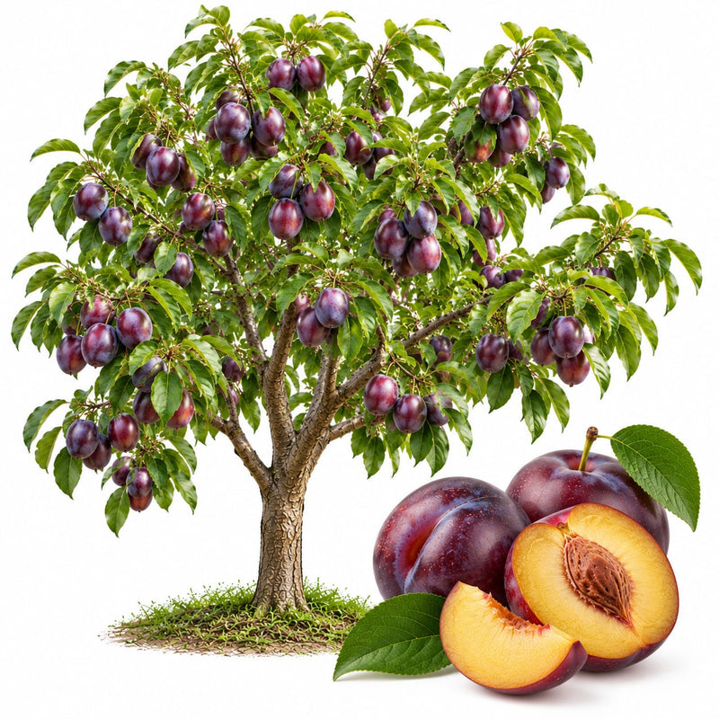 Plum trees