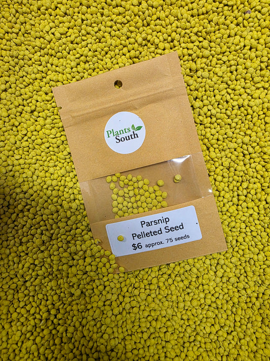 Parsnip Seed Pelleted - 75 Seeds Approx. Back in-stock NOW
