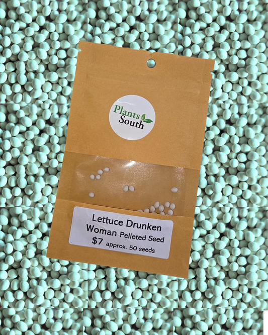 Lettuce Drunken Woman Seed Pelleted
