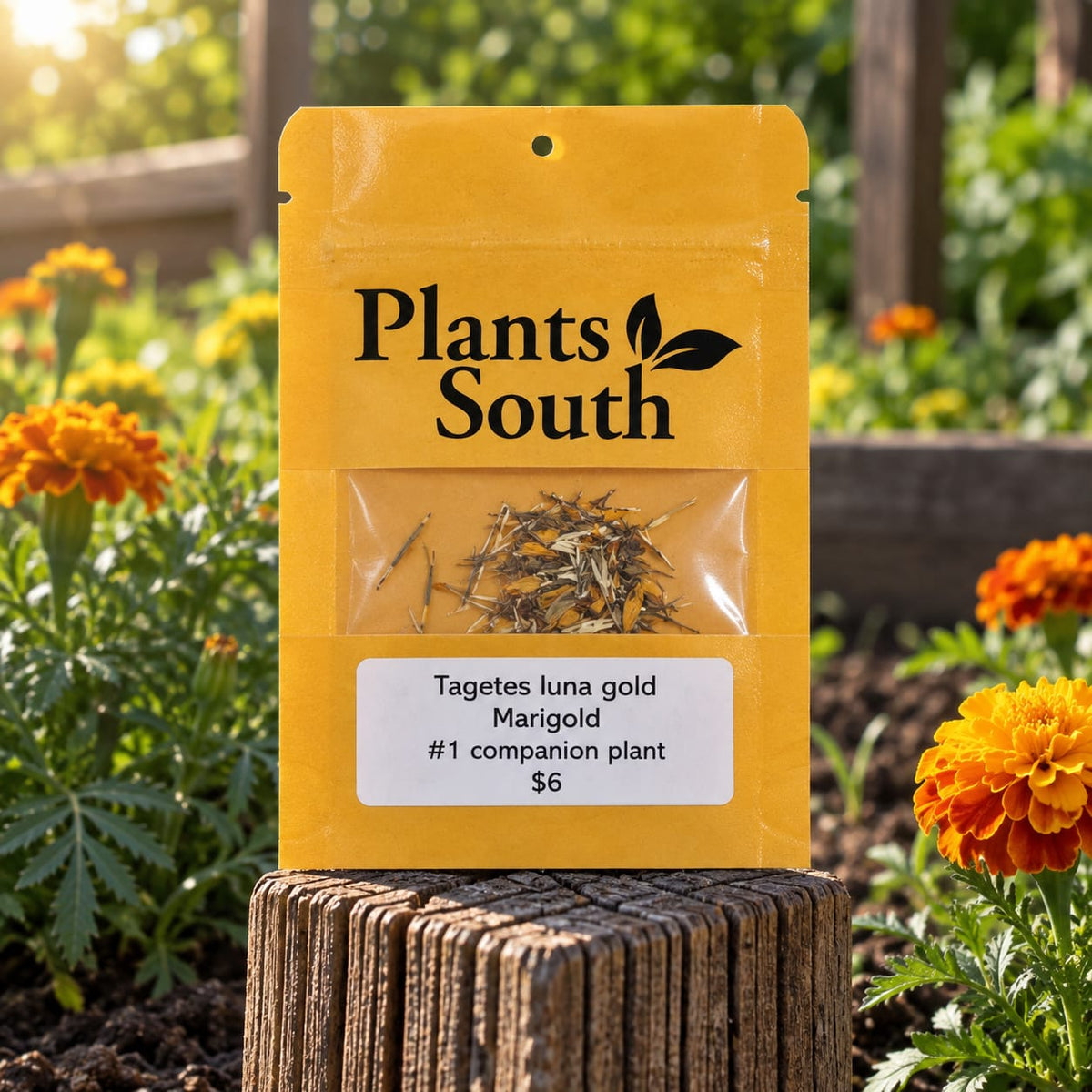 Tagetes Luna Gold - Marigold - #1 Companion Plant